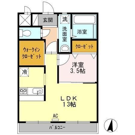 グレイスヒルズⅢの物件間取画像